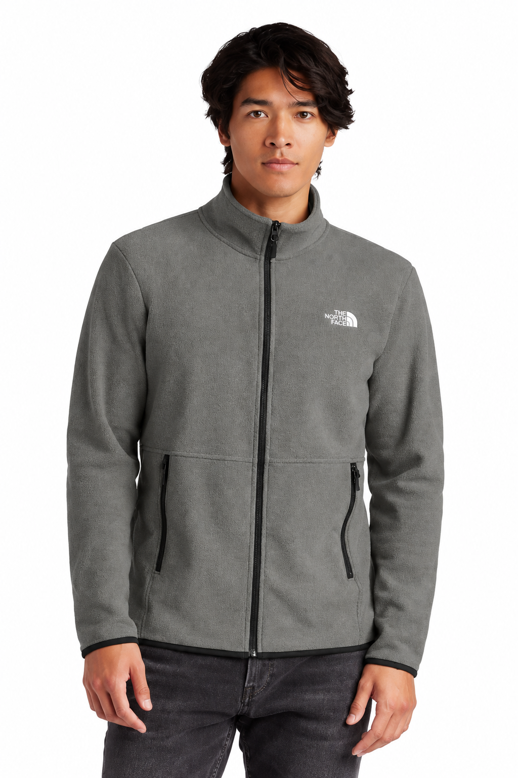 Nordic | Herren Fleecejacke mit durchgehendem Reißverschluss im Glacier-Design