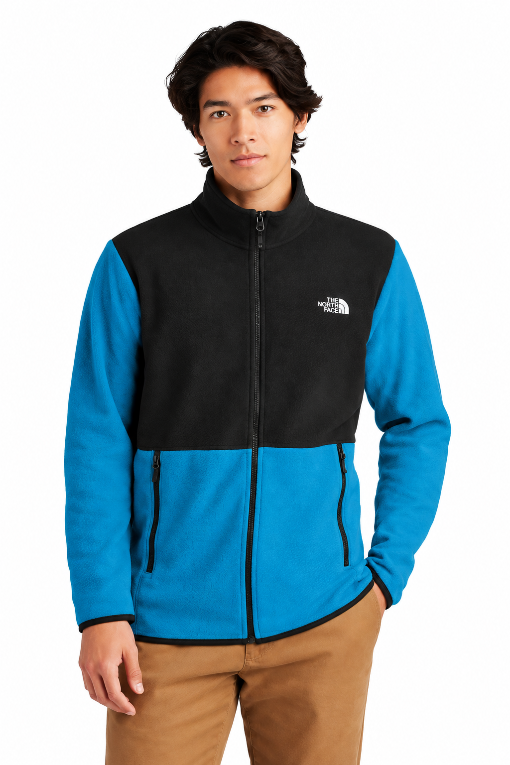 Nordic | Herren Fleecejacke mit durchgehendem Reißverschluss im Glacier-Design