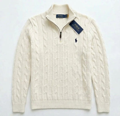 Quarter-Zip Strickpullover