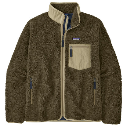 Classic Retro | Herren Fleecejacke mit Reißverschluss