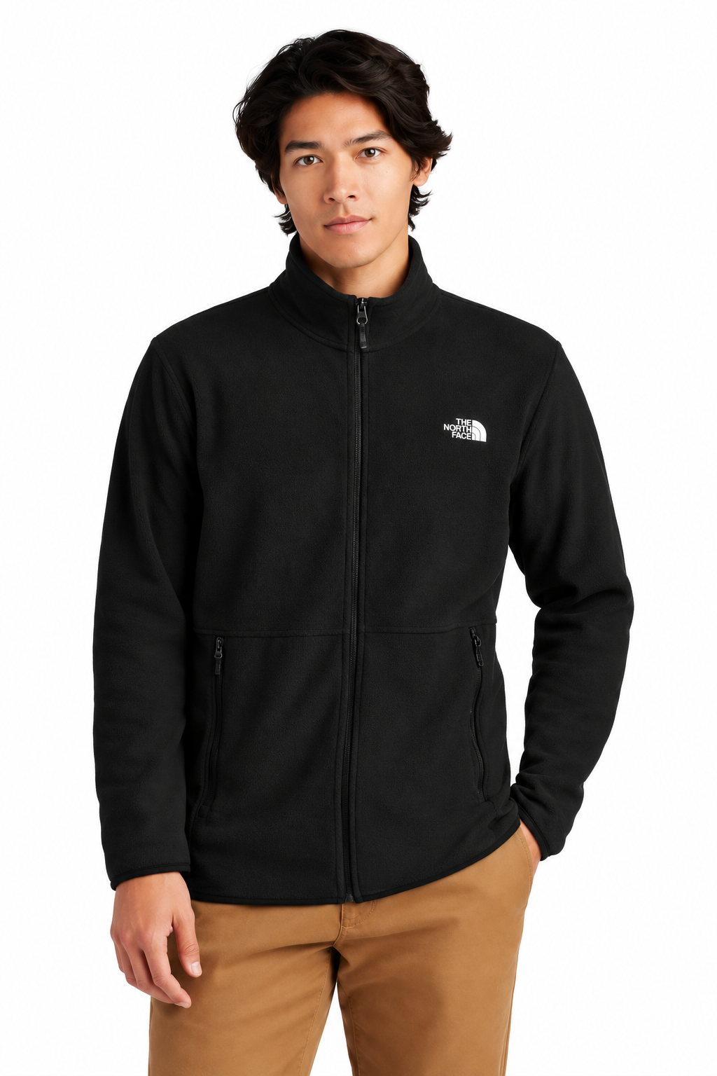 Nordic | Herren Fleecejacke mit durchgehendem Reißverschluss im Glacier-Design