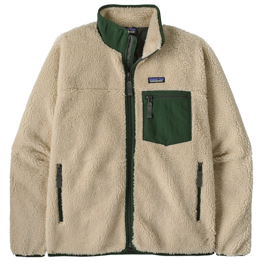 Classic Retro | Herren Fleecejacke mit Reißverschluss