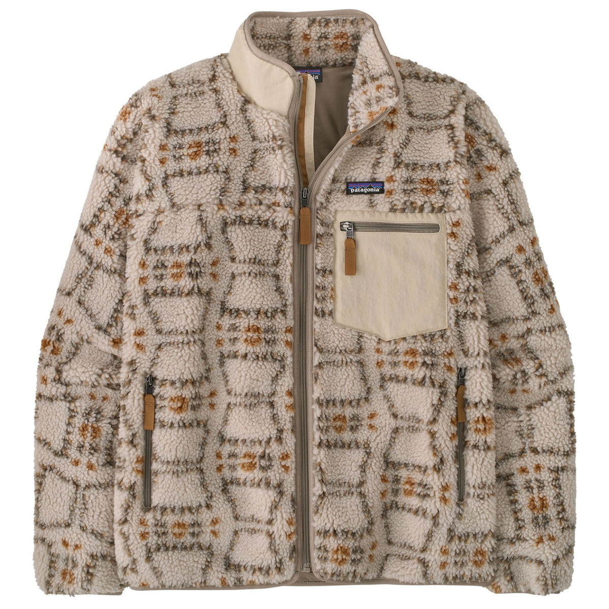 Classic Retro | Herren Fleecejacke mit Reißverschluss