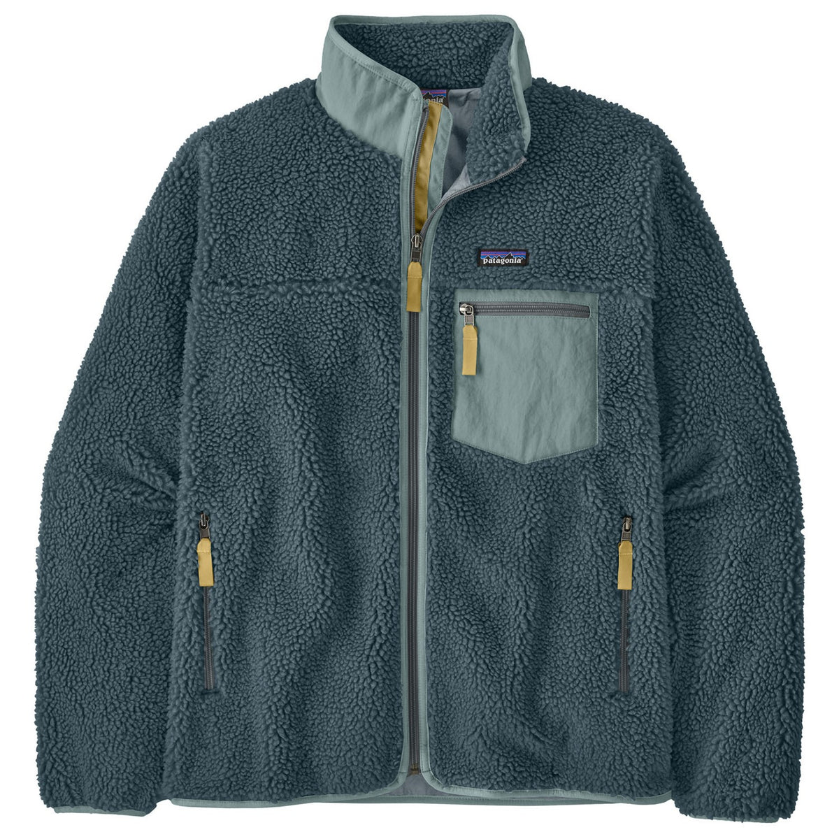 Classic Retro | Herren Fleecejacke mit Reißverschluss