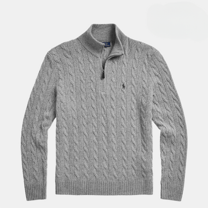 Quarter-Zip Strickpullover