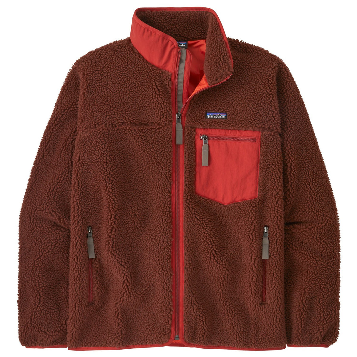 Classic Retro | Herren Fleecejacke mit Reißverschluss