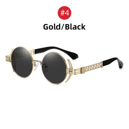 Runde Steampunk Sonnenbrille