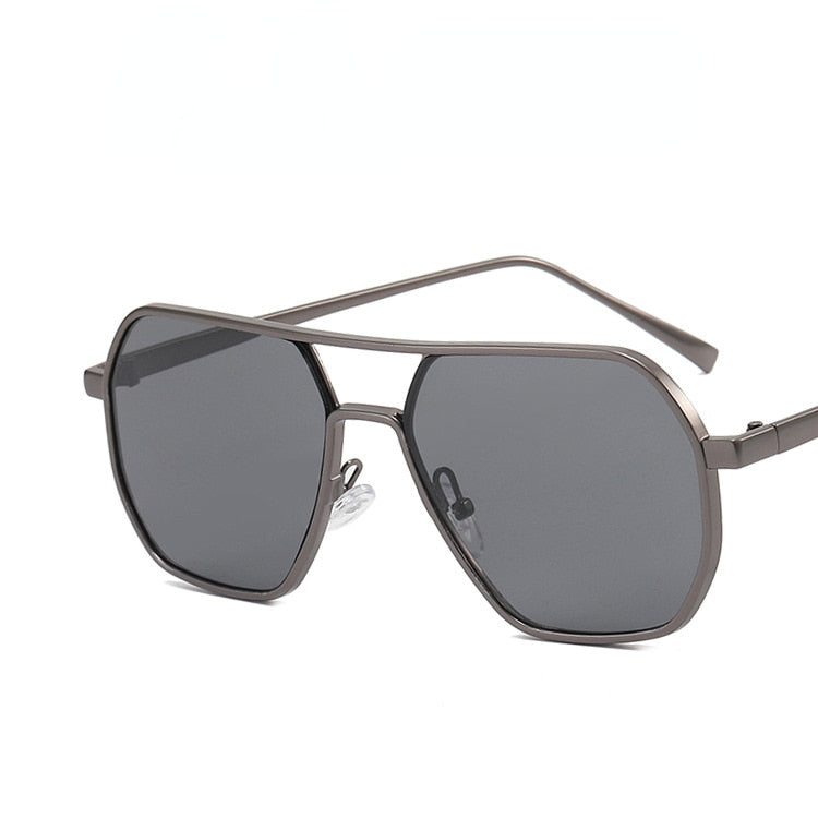 Retro-Sonnenbrille mit Metallgestell