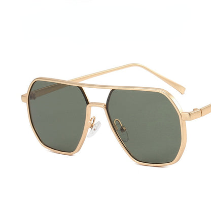 Retro-Sonnenbrille mit Metallgestell