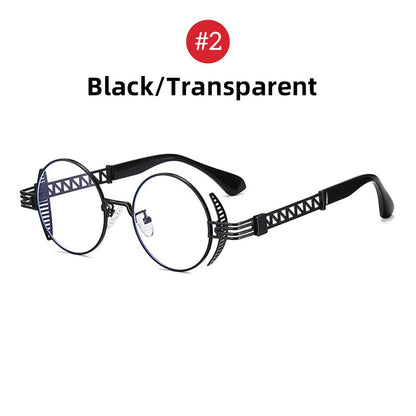 Runde Steampunk Sonnenbrille