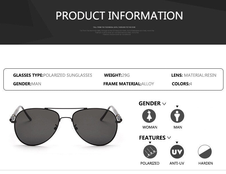 Klassische Piloten-Sonnenbrille